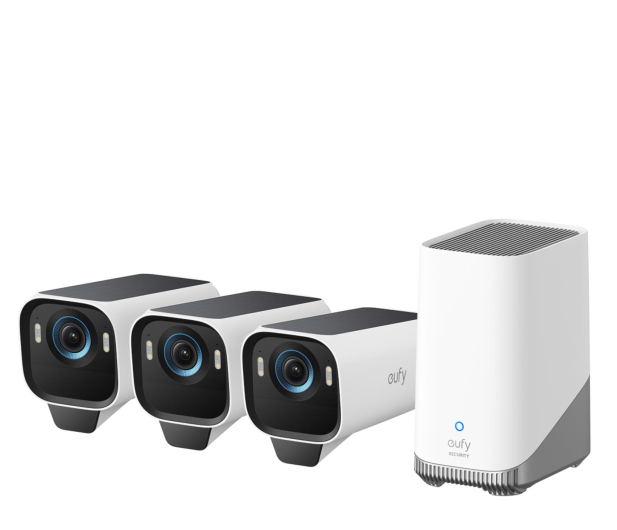 Eufy Zestaw 3 kamer eufyCam S3 Czarno-Białe - 1505202 - zdjęcie